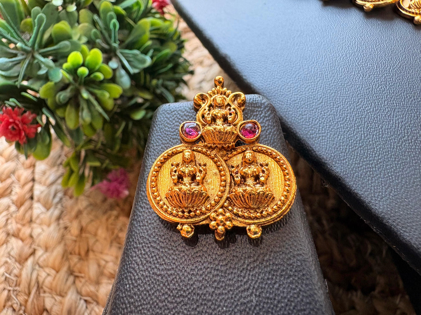 Traditional Coin Temple Jewellery Set for Women