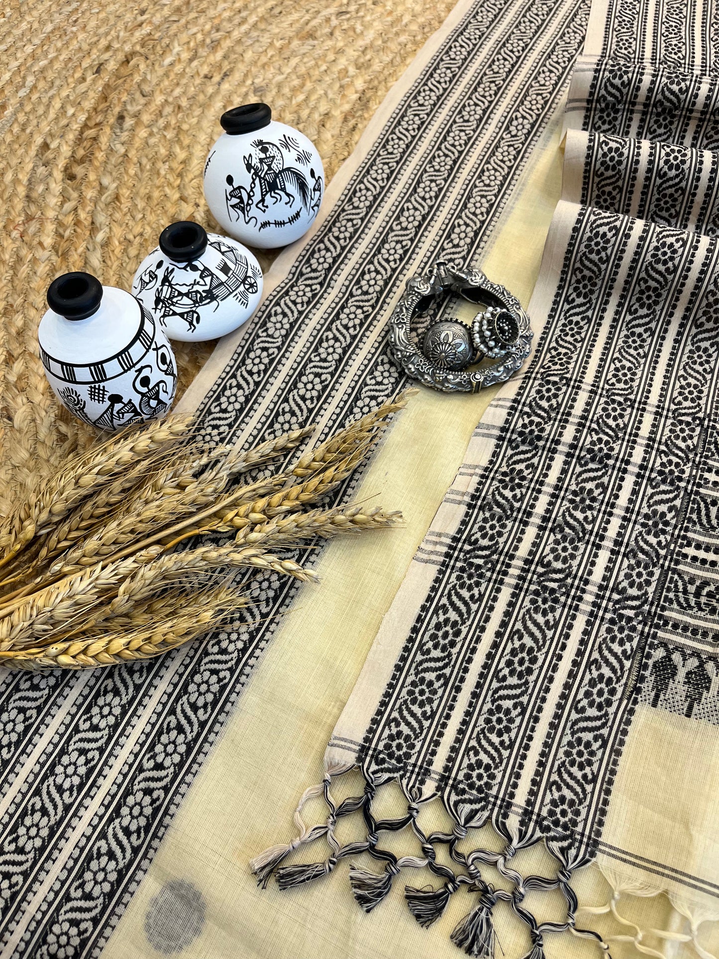 Serene Grace Cotton Saree - WEVOW