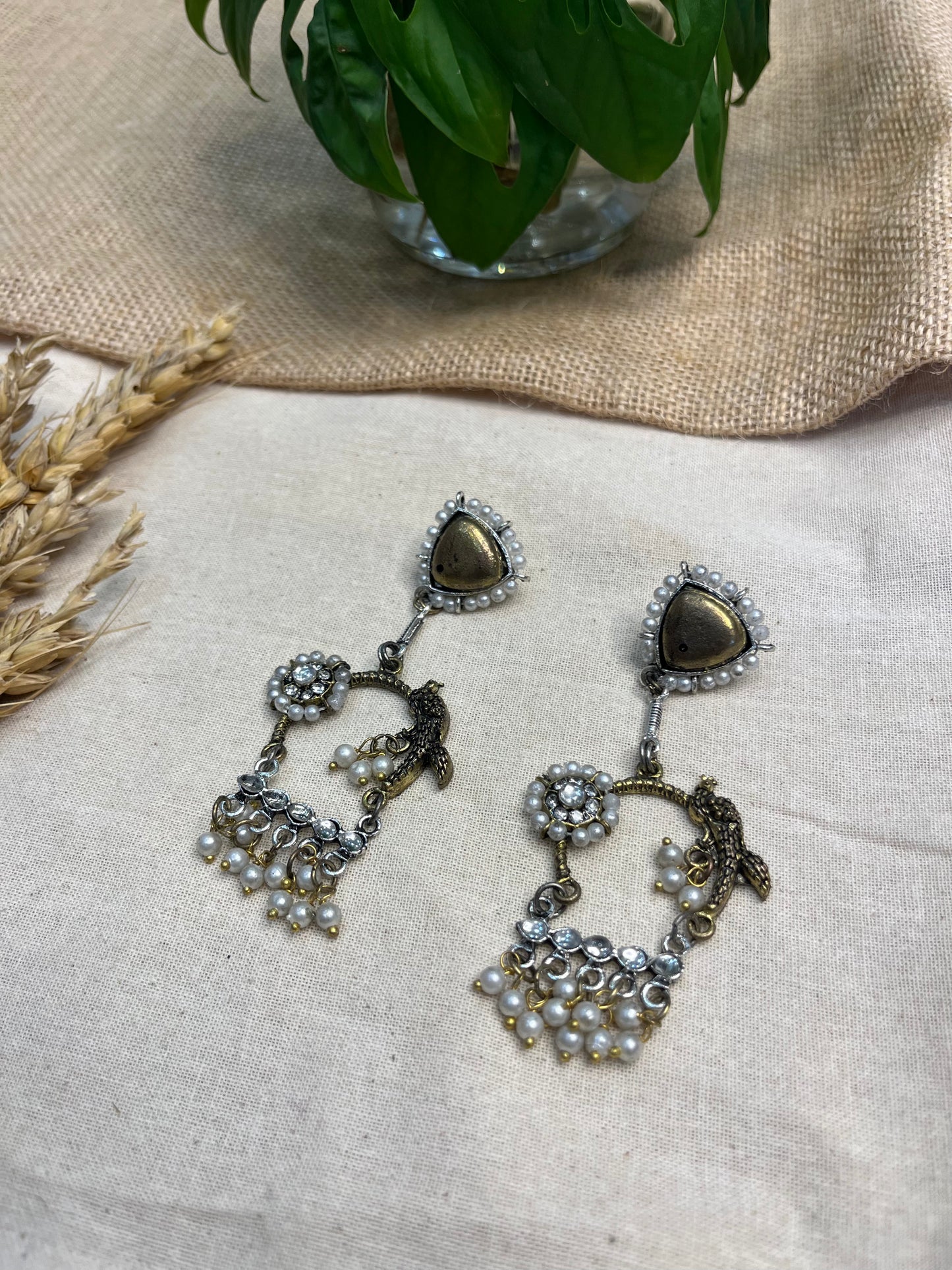 Vintage-Inspired Heart and Tassel Earrings - WEVOW