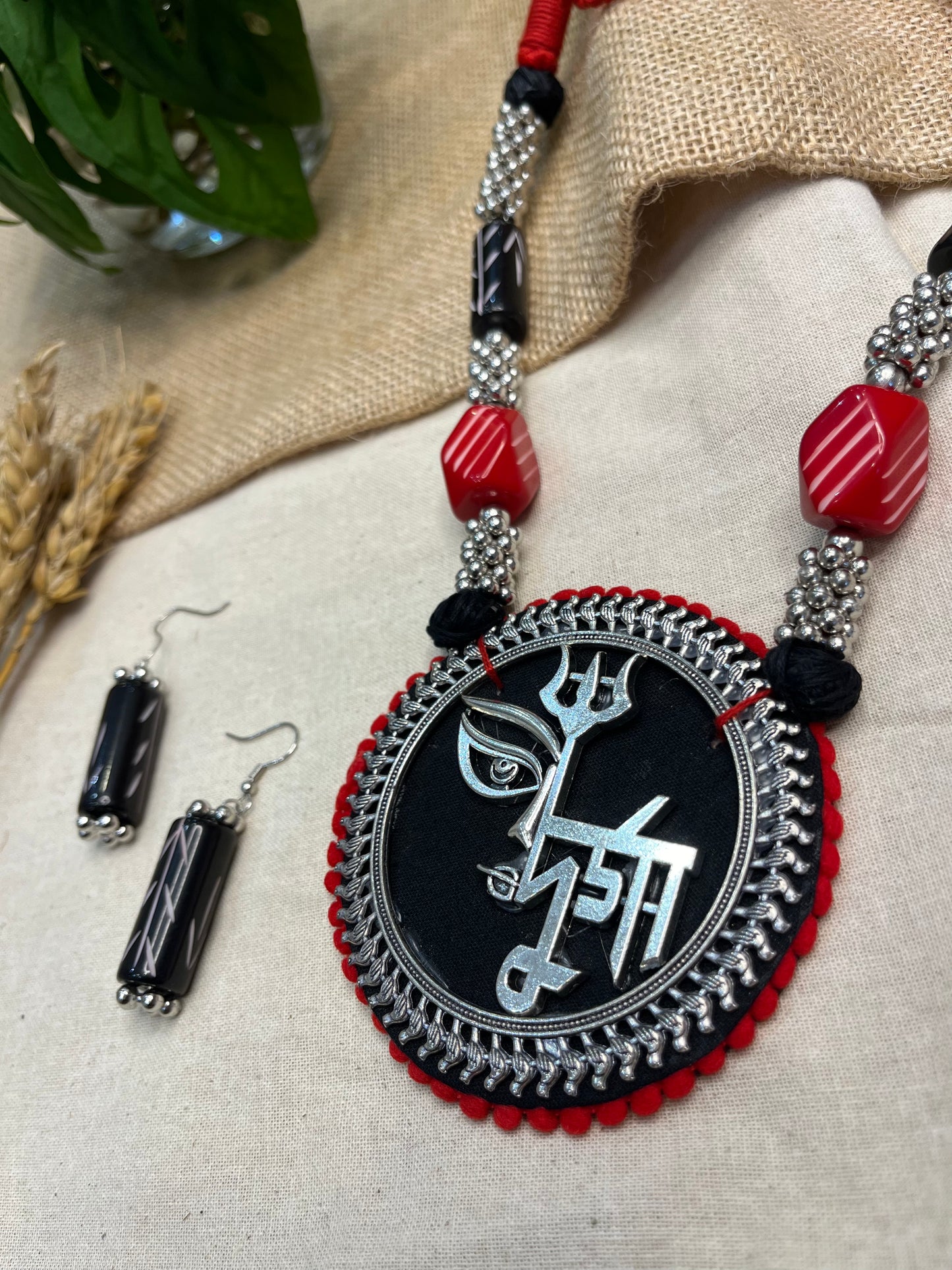 Divine Durga Pendant Necklace - WEVOW