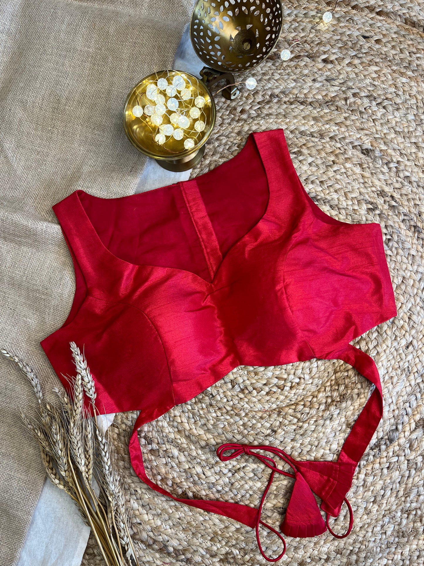 Radiant Silk Backless Blouse - WEVOW