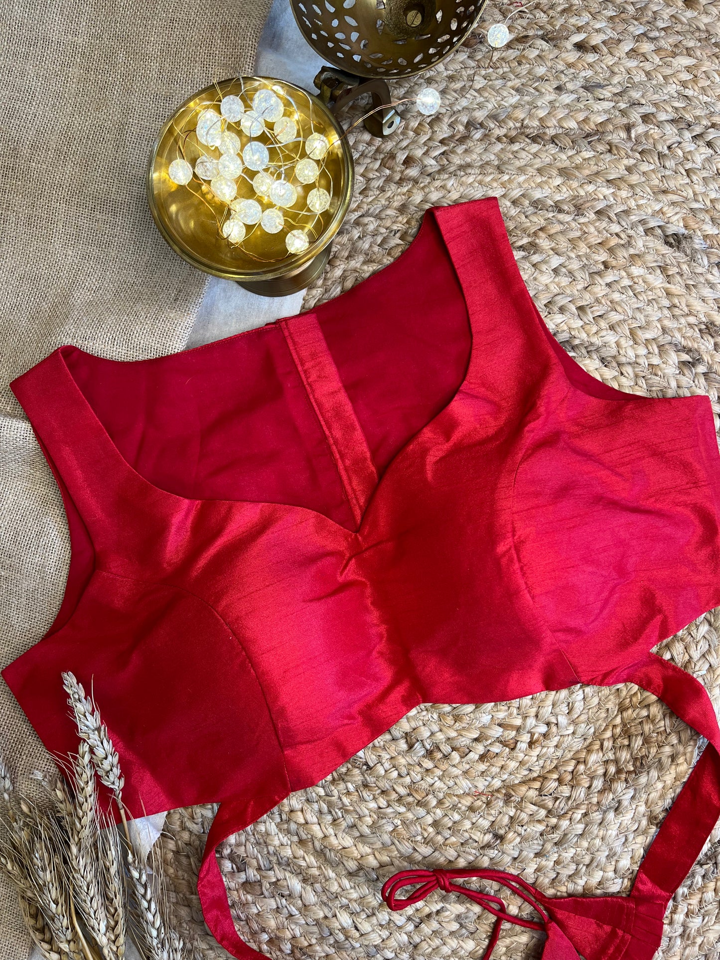 Radiant Silk Backless Blouse - WEVOW