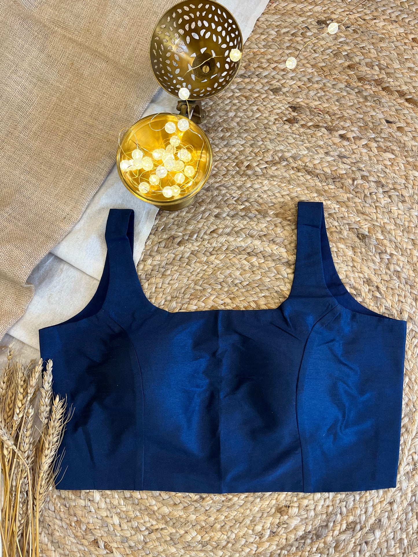 Deep Blue Radiance Blouse - WEVOW