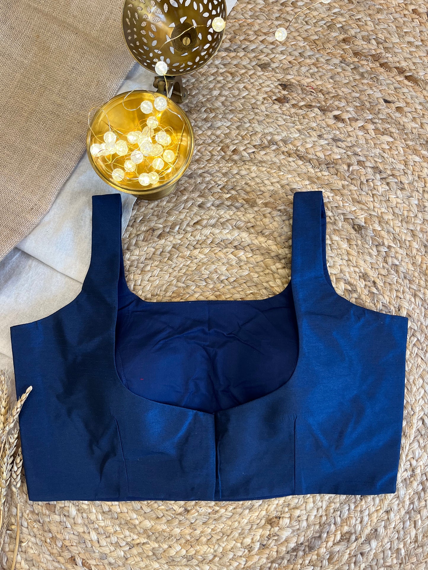 Deep Blue Radiance Blouse - WEVOW