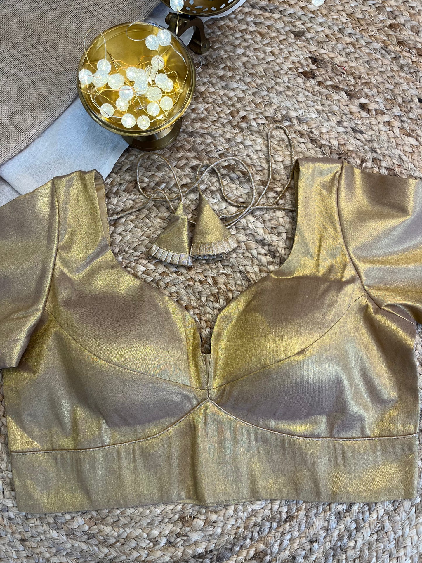 Sunlit Elegance Tissue Blouse - WEVOW