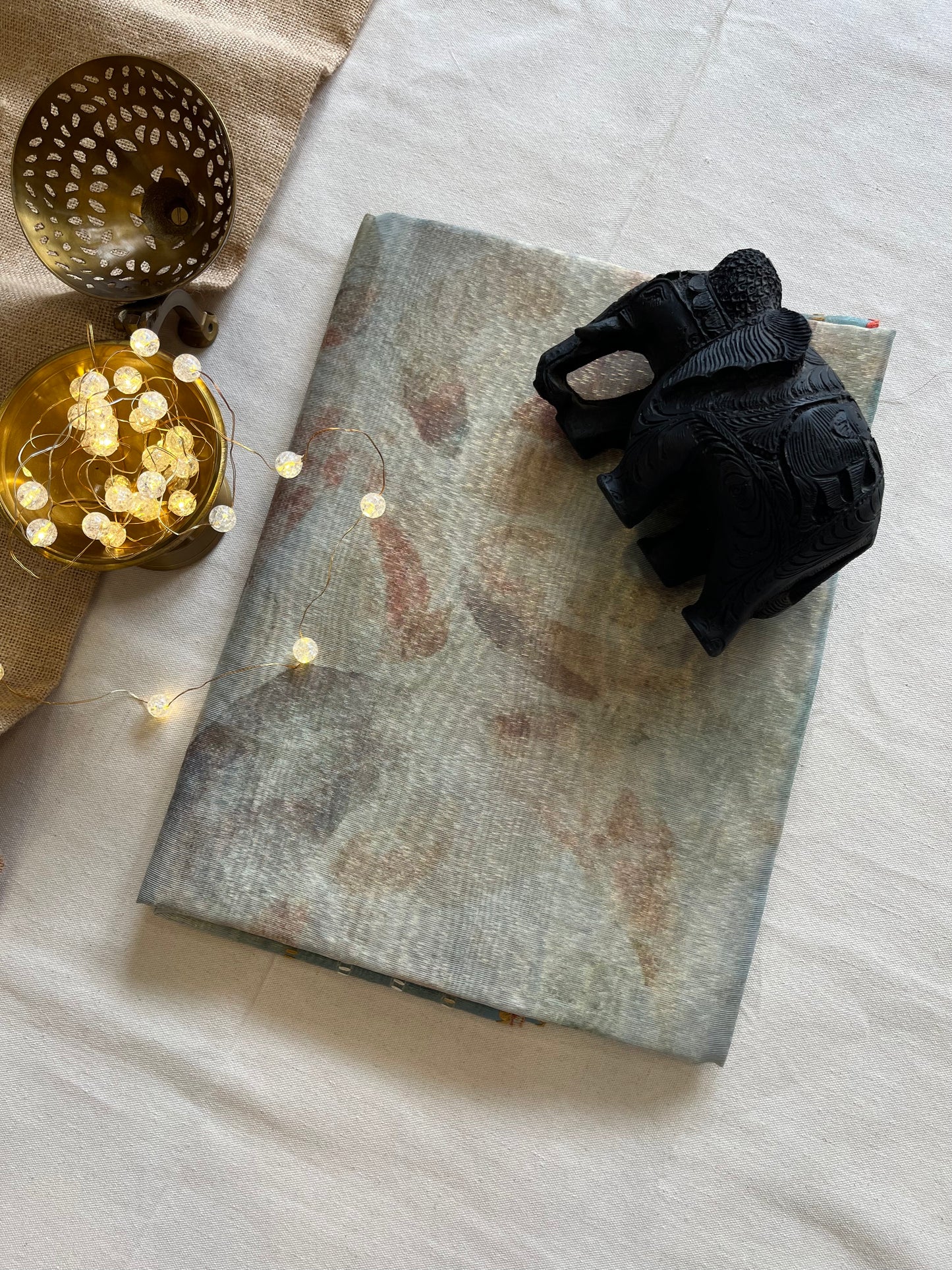 Handcrafted Tissue Kota Silk Saree – Artisanal Charm
