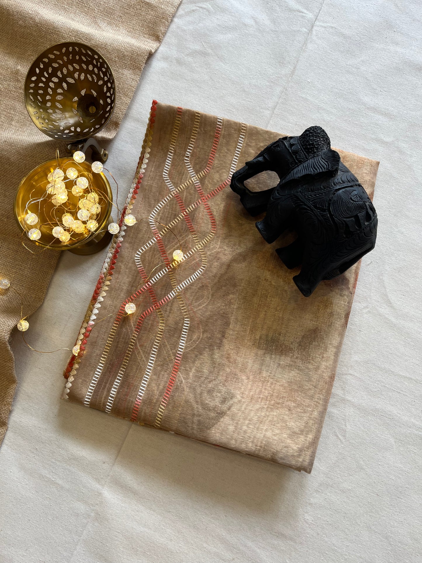 Graceful Tissue Kota Silk Saree – Lightweight Elegance
