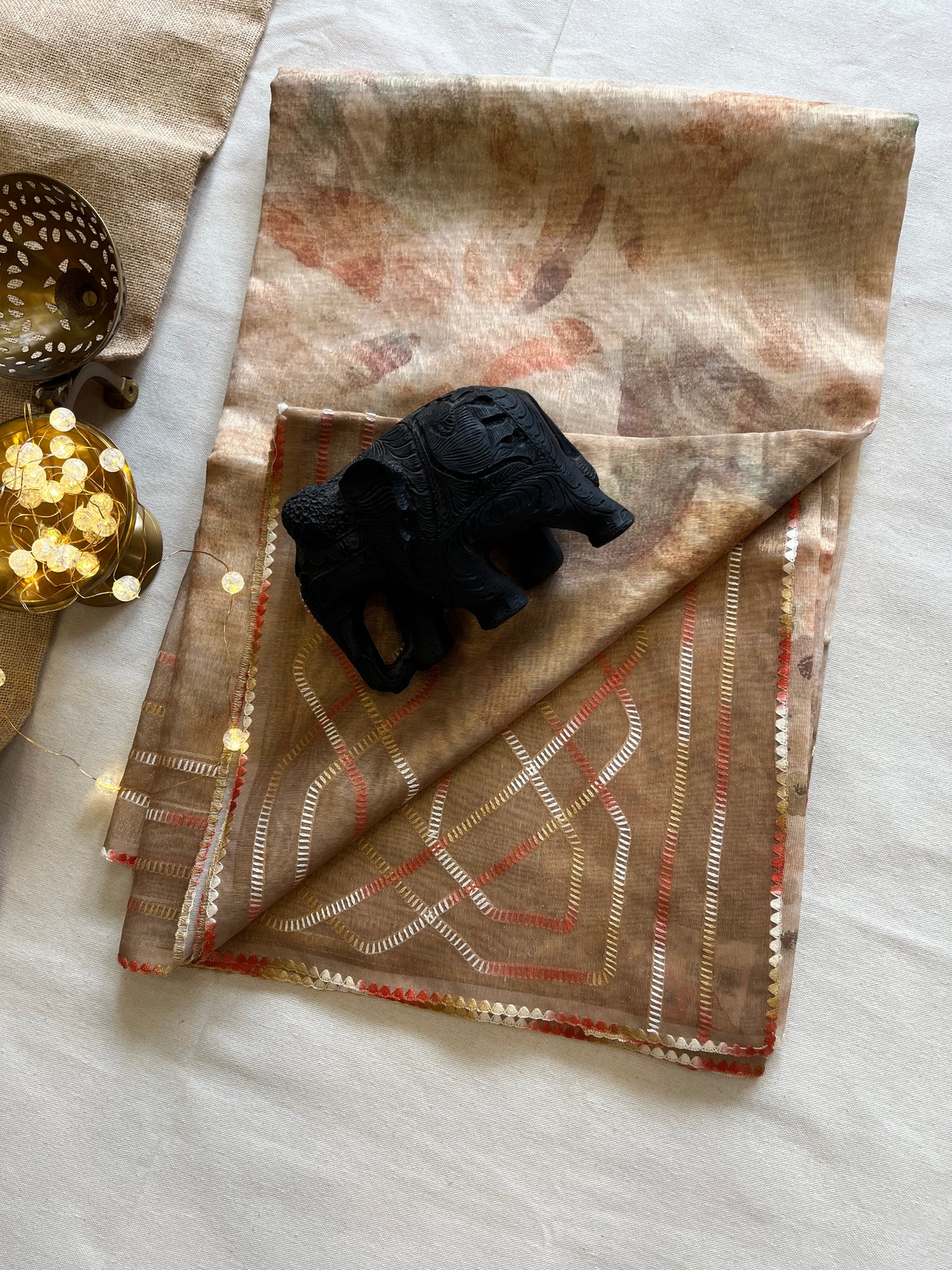Graceful Tissue Kota Silk Saree – Lightweight Elegance