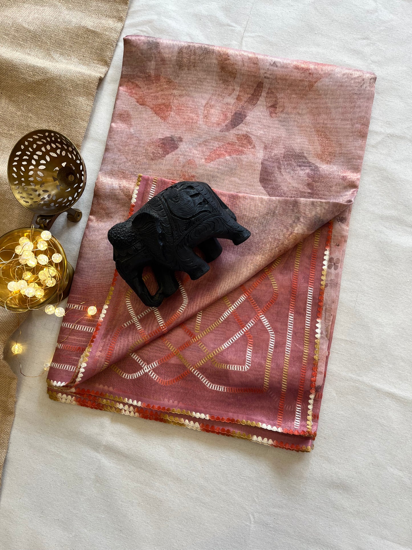 Elegant Tissue Kota Saree with Subtle Shine