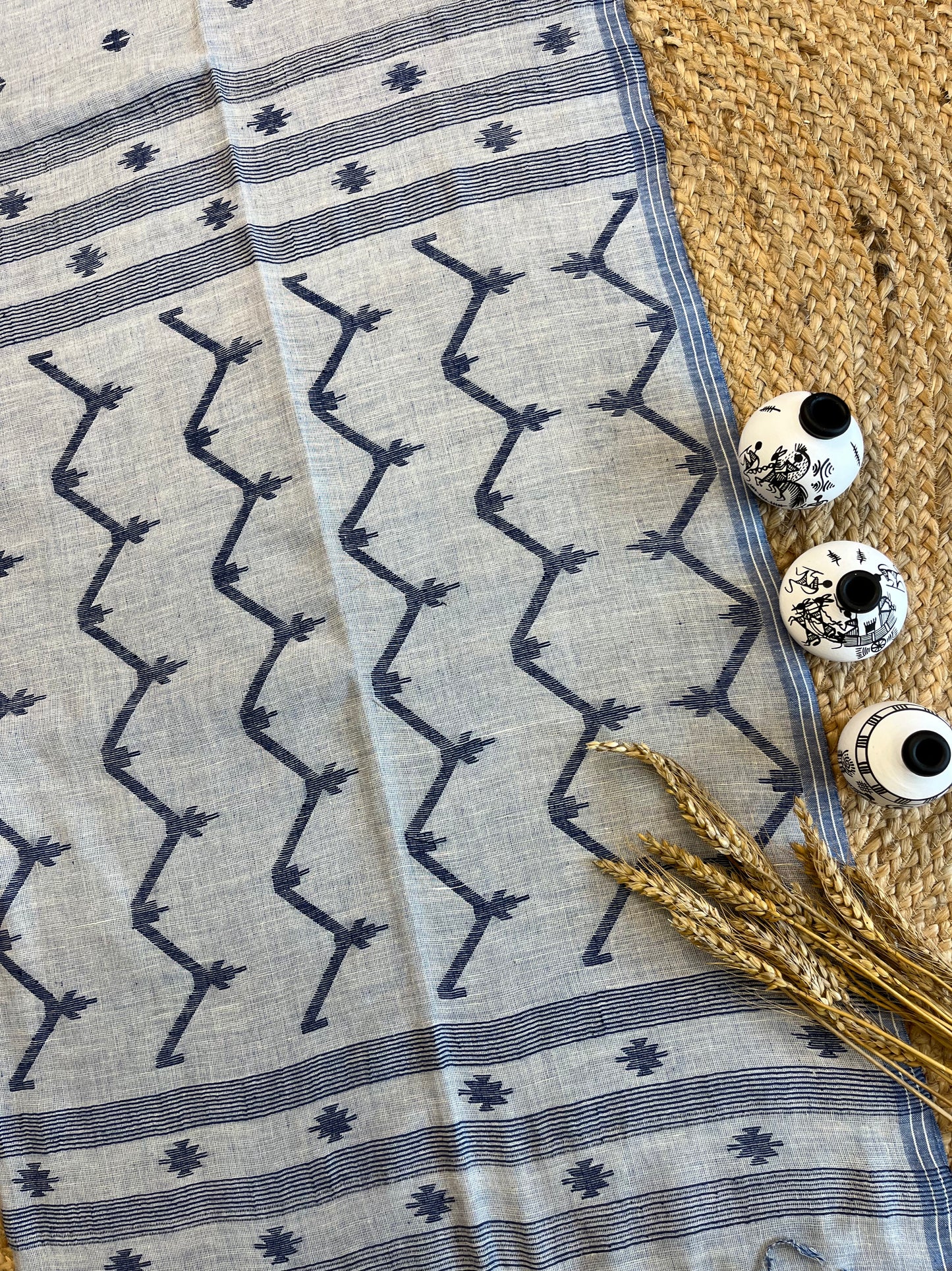 Desert Oasis Cotton Saree - WEVOW