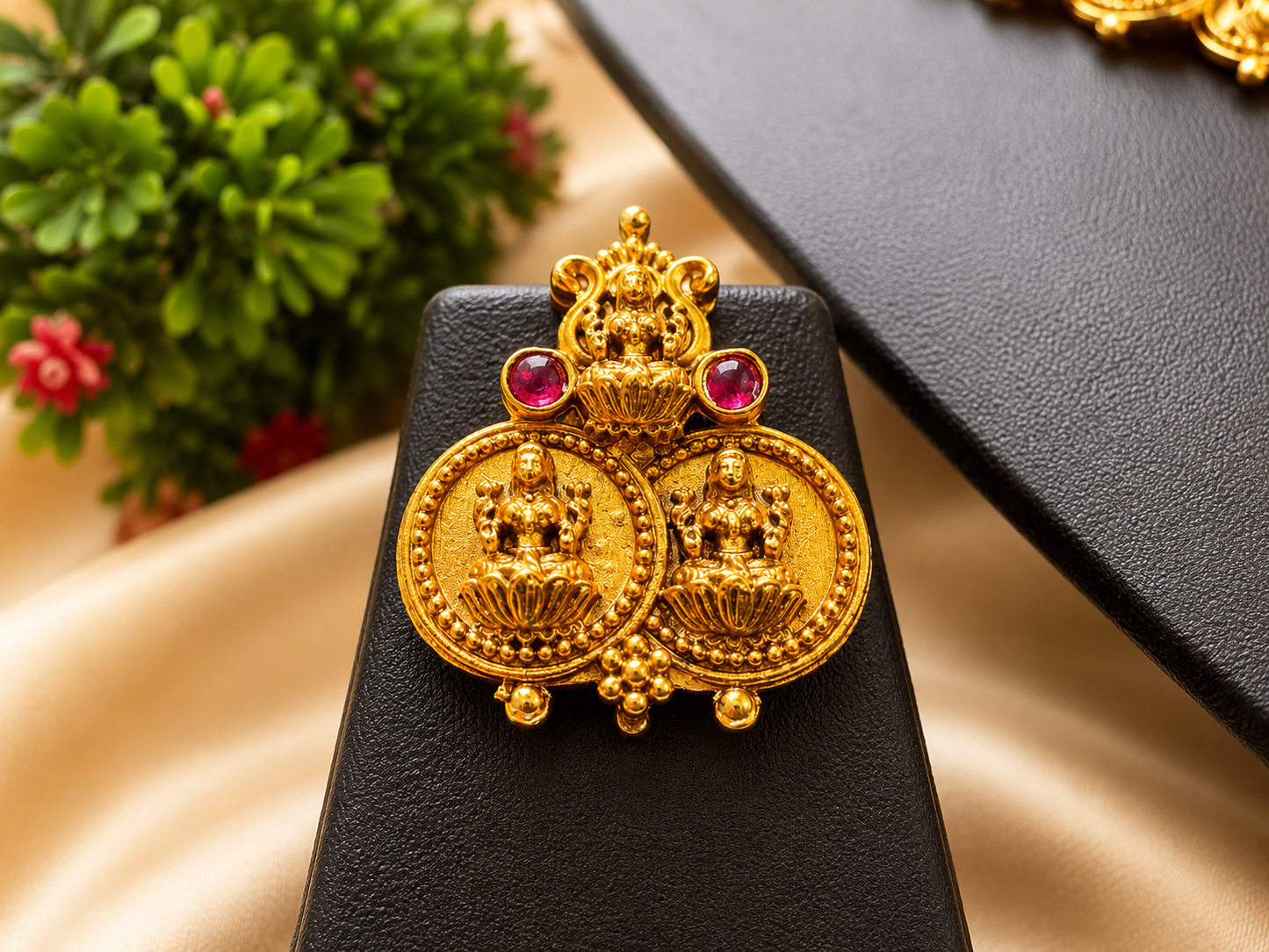 Traditional Coin Temple Jewellery Set for Women