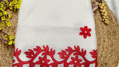 Elegant Kota Applique Saree