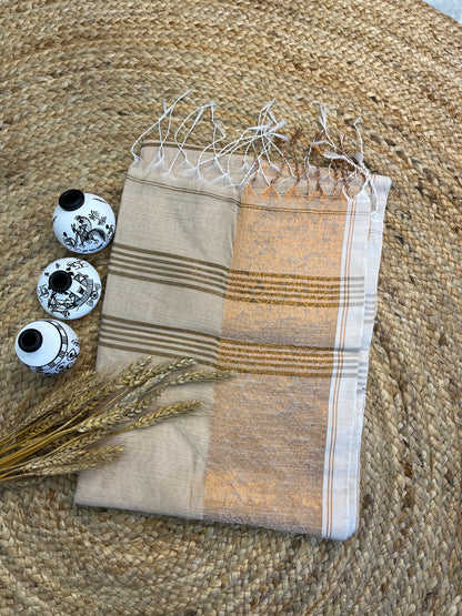 "Desert Sunrise" Cotton Saree - WEVOW