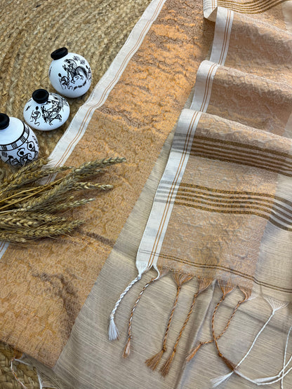 "Desert Sunrise" Cotton Saree - WEVOW