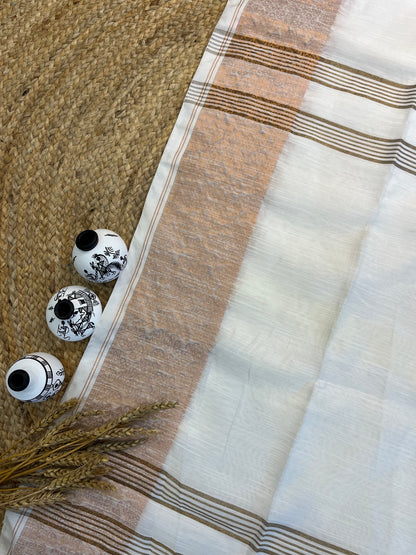 (DEFECT)"Desert Mirage" Cotton Saree - WEVOW