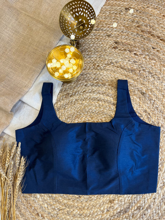 Deep Blue Radiance Blouse - WEVOW