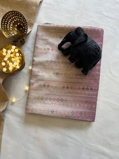 Classic Tussar Embroidery Saree – Artisan’s Pride