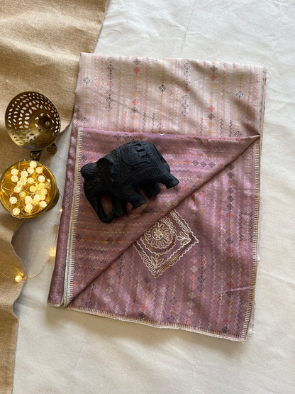Classic Tussar Embroidery Saree – Artisan’s Pride