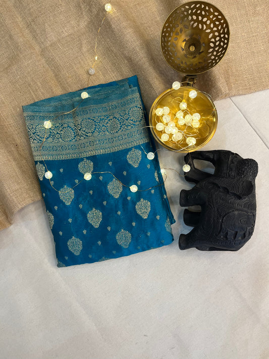 Elegant Big Buta Silk Saree with Rich Heritage