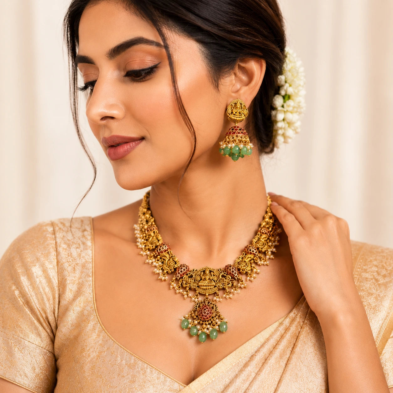 Lakshmi Temple Jewellery